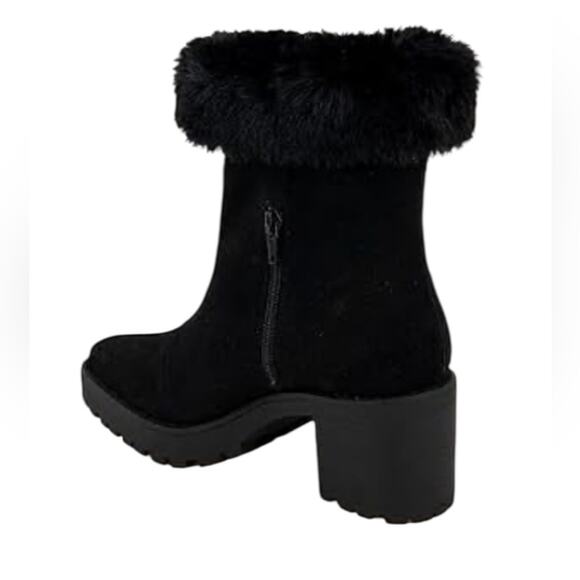 Andre Assous Milana Fleece Trim Water Resistant Ankle Booties – 8.5M - Picture 3 of 7